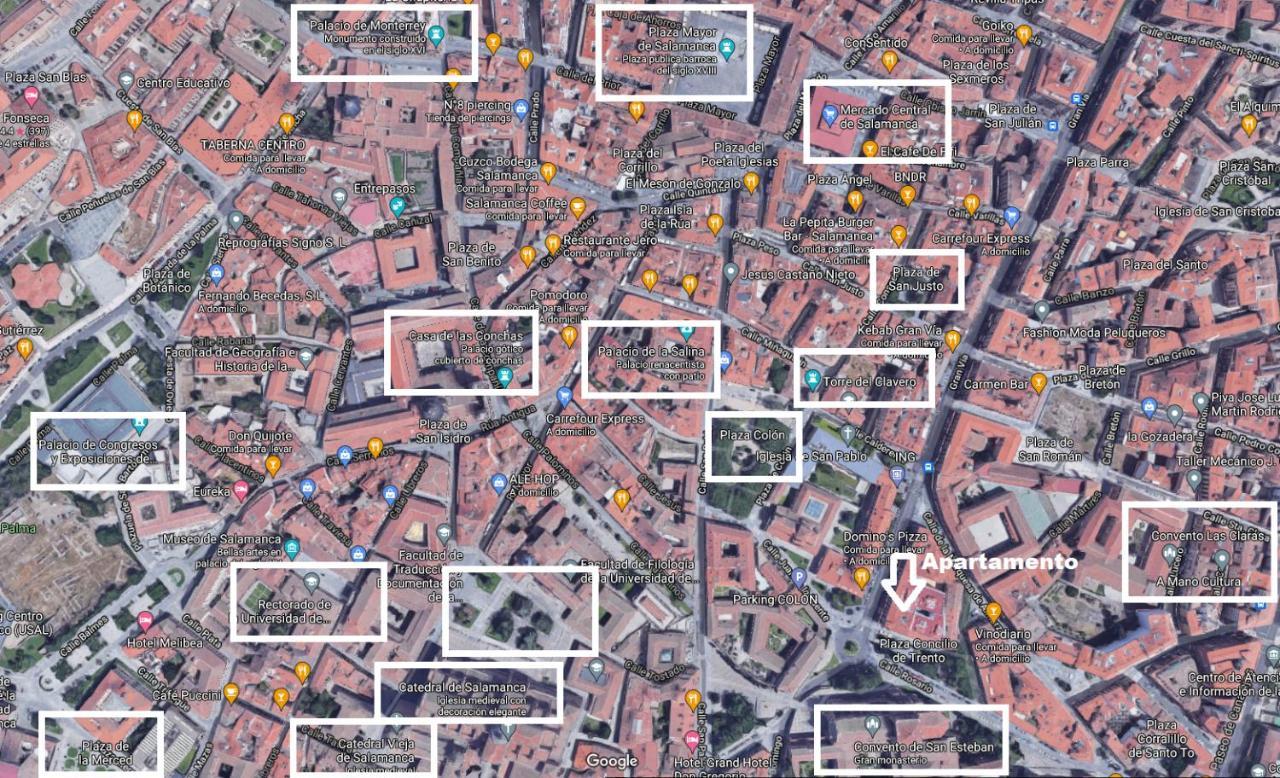 Estupendo Piso De 2 Dormitorios En La Gran Via. A/A. Wifi. Salamanca Exterior foto